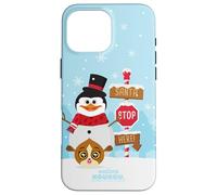 DreamWorks KouKou Skipper Snowman & Mort Santa Stop Carcasa para iPhone 16 Pro MAX