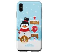 DreamWorks KouKou Skipper Snowman & Mort Santa Stop Carcasa para iPhone XS MAX