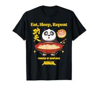 DreamWorks Kung Fu Panda Eat Sleep Repeat Dumplings Camiseta