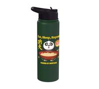 DreamWorks Kung Fu Panda Eat Sleep Repeat Dumplings Stainless Steel Insulated Water Bottle