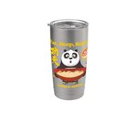 DreamWorks Kung Fu Panda Eat Sleep Repeat Dumplings Vaso térmico de acero inoxidable de doble pared