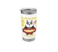 DreamWorks Kung Fu Panda Eat Sleep Repeat Dumplings Vaso térmico de acero inoxidable de doble pared