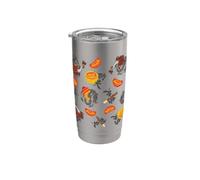 DreamWorks Kung Fu Panda Mr. Ping Dumplings AOP Vaso térmico de acero inoxidable de doble pared