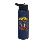 DreamWorks Kung Fu Panda Mr. Ping Powdered By Dumplings Stainless Steel Insulated Water Bottle