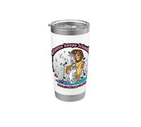 DreamWorks Madagascar Alex and Marty Retro Good Vibes Vaso térmico de acero inoxidable de doble pared