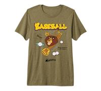 DreamWorks Madagascar Alex Baseball 90s Retro Camiseta Premium