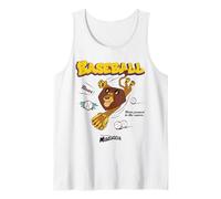 DreamWorks Madagascar Alex Baseball 90s Retro Camiseta sin Mangas