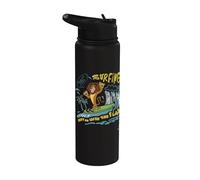 DreamWorks Madagascar Alex Surfing 90s Retro Stainless Steel Insulated Water Bottle