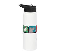 DreamWorks Madagascar All Over Print 90s Retro Stainless Steel Insulated Water Bottle