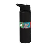DreamWorks Madagascar All Over Print 90s Retro Stainless Steel Insulated Water Bottle