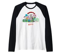 DreamWorks Madagascar Gloria Staying Cool 90s Retro Camiseta Manga Raglan