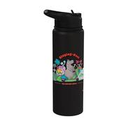 DreamWorks Madagascar Gloria Staying Cool 90s Retro Stainless Steel Insulated Water Bottle