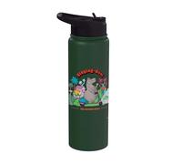 DreamWorks Madagascar Gloria Staying Cool 90s Retro Stainless Steel Insulated Water Bottle