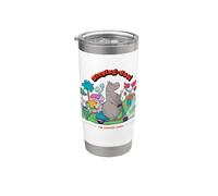 DreamWorks Madagascar Gloria Staying Cool 90s Retro Vaso térmico de acero inoxidable de doble pared