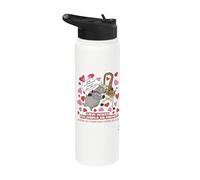 DreamWorks Madagascar Melman & Gloria Retro Love Stainless Steel Insulated Water Bottle