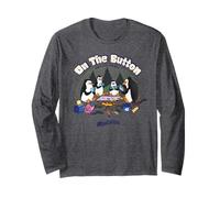 DreamWorks Madagascar Penguins Retro Campfire Manga Larga