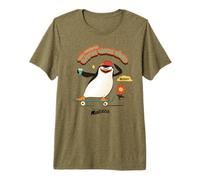 DreamWorks Madagascar Skipper Skate 90s Retro Camiseta Premium