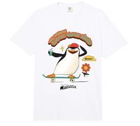 DreamWorks Madagascar Skipper Skate 90s Retro Comfort Colors Adult Heavyweight T-Shirt