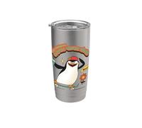 DreamWorks Madagascar Skipper Skate 90s Retro Vaso térmico de acero inoxidable de doble pared