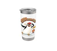 DreamWorks Madagascar Skipper Skate 90s Retro Vaso térmico de acero inoxidable de doble pared