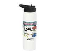 DreamWorks Madagascar Skipper Tennis 90s Retro Stainless Steel Insulated Water Bottle