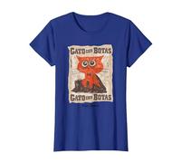 DreamWorks Puss In Boots: The Last Wish Gato con Botas Camiseta, Mujer, Azul Real, XL