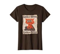 DreamWorks Puss In Boots: The Last Wish Gato con Botas Camiseta, Mujer, Marrón, S