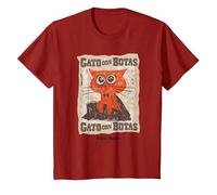 DreamWorks Puss In Boots: The Last Wish Gato con Botas Camiseta, Niños, Arándano, 2 años