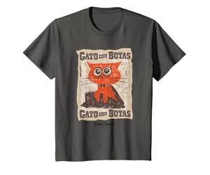 DreamWorks Puss In Boots: The Last Wish Gato con Botas Camiseta, Niños, Asfalto, 2 años