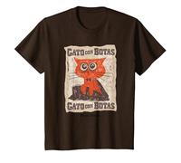 DreamWorks Puss In Boots: The Last Wish Gato con Botas Camiseta, Niños, Marrón, 4 años