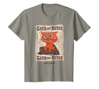 DreamWorks Puss In Boots: The Last Wish Gato con Botas Camiseta, Niños, Pizarra, 2 años