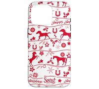 DreamWorks Spirit Riding Free Happy Holidays All-Over Print Carcasa para iPhone 16 Pro