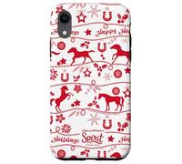 DreamWorks Spirit Riding Free Happy Holidays All-Over Print Carcasa para iPhone XR