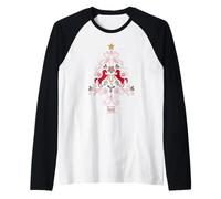 DreamWorks Spirit Riding Free Holiday Tree Camiseta Manga Raglan