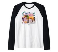 DreamWorks Spirit Riding Free The Spirit of Giving Camiseta Manga Raglan