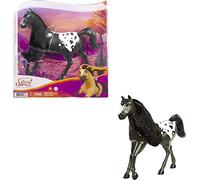 Dreamworks Spirit Spirit Semental Negro Caballo mustang de juguete con crin y cabeza articulada
