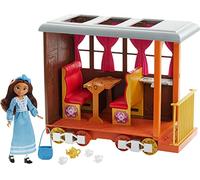 Dreamworks Spirit Spirit Vagón de tren de Lucky Set de juego con muñeca de juguete y accesorios de moda y viaje