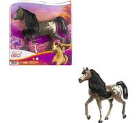 Mattel DreamWorks Spirit Yegua de juguete beige con crin y cabeza articulada