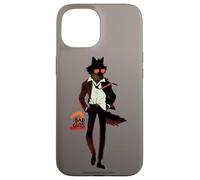 DreamWorks The Bad Guys 2 Mr. Wolf Front & Back Faux Pocket Carcasa para iPhone 15