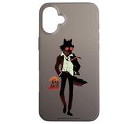 DreamWorks The Bad Guys 2 Mr. Wolf Front & Back Faux Pocket Carcasa para iPhone 16 Plus