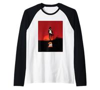 DreamWorks The Bad Guys 2 Mr. Wolf Poster Style Camiseta Manga Raglan