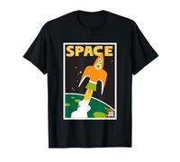 DreamWorks The Bad Guys 2 Spaceship Retro Style Camiseta