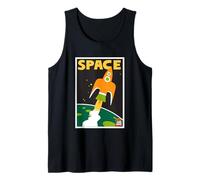 DreamWorks The Bad Guys 2 Spaceship Retro Style Camiseta sin Mangas