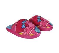 DreamWorks Trolls 2300 - 2811 Pantuflas de poliéster, niños, multicolor, Princesa Poppy Rosa Size: 32/33 EU