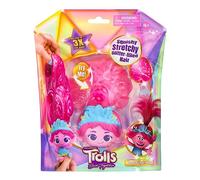 DreamWorks Trolls 24309 Jelli Crush Band Together Squishy, Glitter-Filled Doll-Stretchy Hair Poppy Y