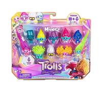 DREAMWORKS TROLLS Band Together Mineez Brozone + Friends Performance Pack - 11 figuras coleccionables de Mineez de 1.5 pulgadas y 1 accesorio