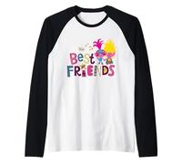 DreamWorks Trolls Best of Friends with Viva & Poppy Camiseta Manga Raglan