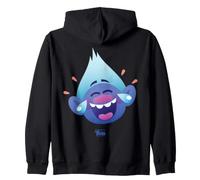 DreamWorks Trolls Biggie Character Face Sudadera con Capucha