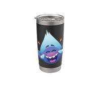 DreamWorks Trolls Biggie Character Face Vaso térmico de acero inoxidable de doble pared