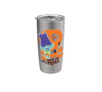 DreamWorks Trolls Branch Trick Or Troll Vaso térmico de acero inoxidable de doble pared